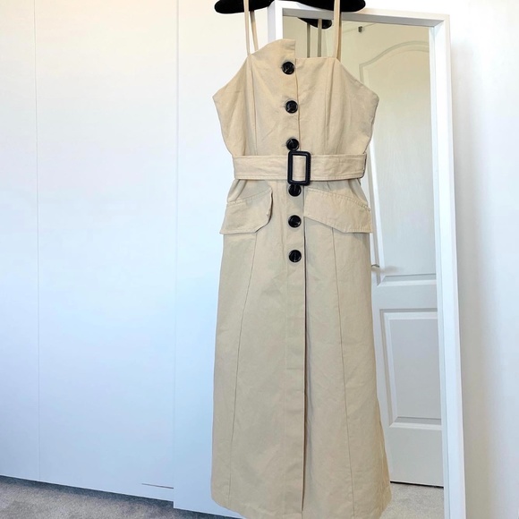 Nude Spaghetti | Strap Dress Size XXS - Local Brand- In good condition - Picture 2 of 11